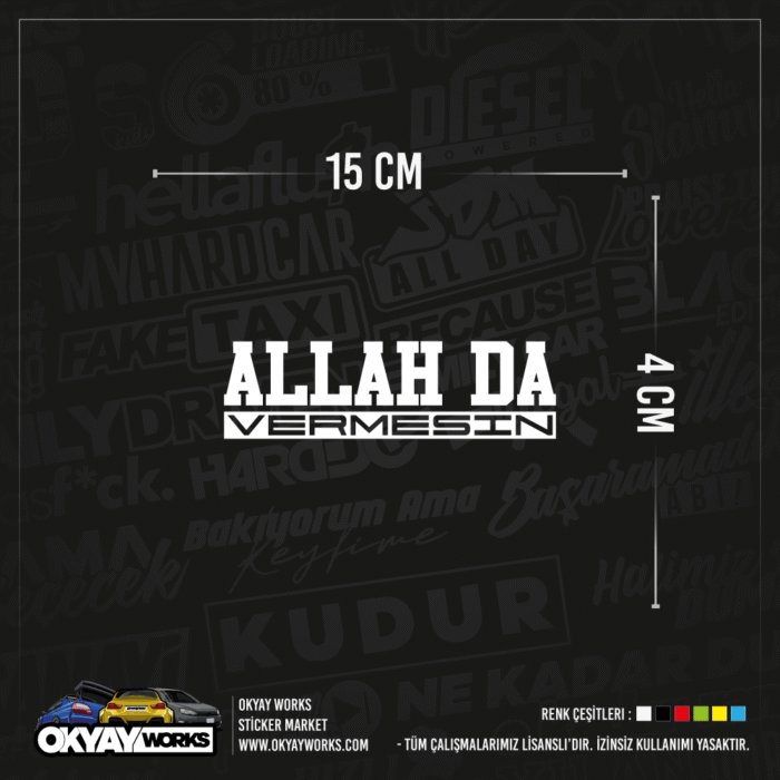 Allah da Vermesin Sticker