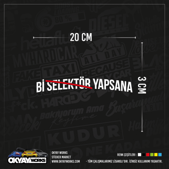 Bi Selektör Yapsana Sticker