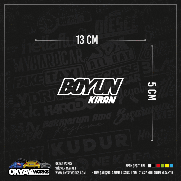Boyun Kıran Sticker