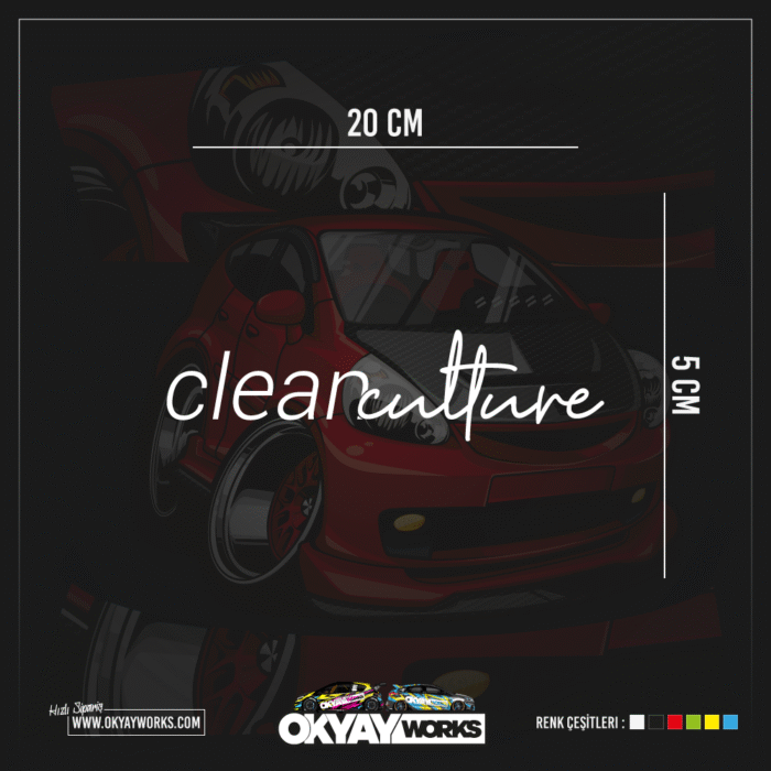 Clean Culture Sticker