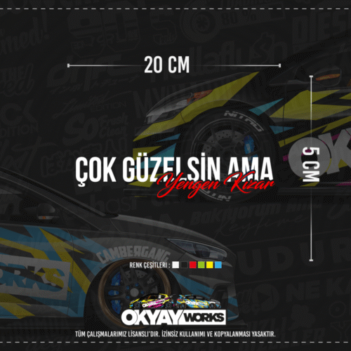 Çok Güzelsin Ama Yengen Kızar Sticker