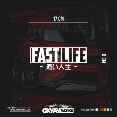Fast Life Sticker