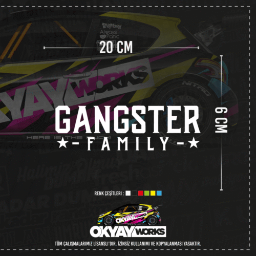 Gangster Family Sticker