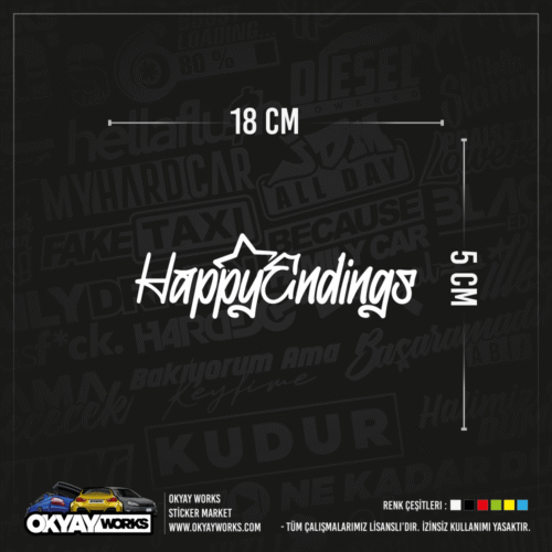 Happy Endings Sticker