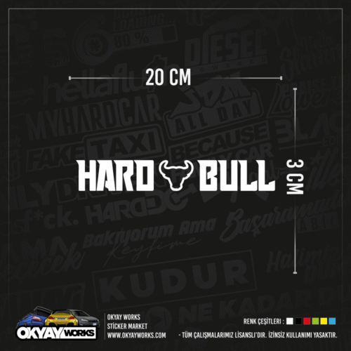 Hard Bull Sticker