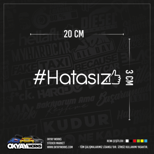Hatasız Sticker