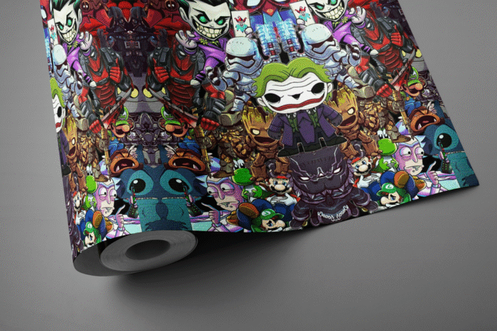 Joker Desenli Kaplama Folyosu