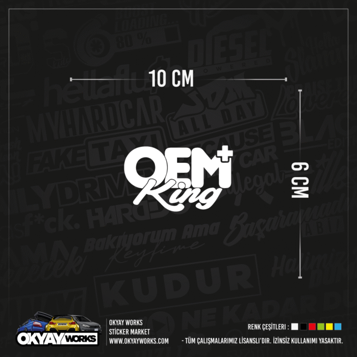 Oem King Sticker