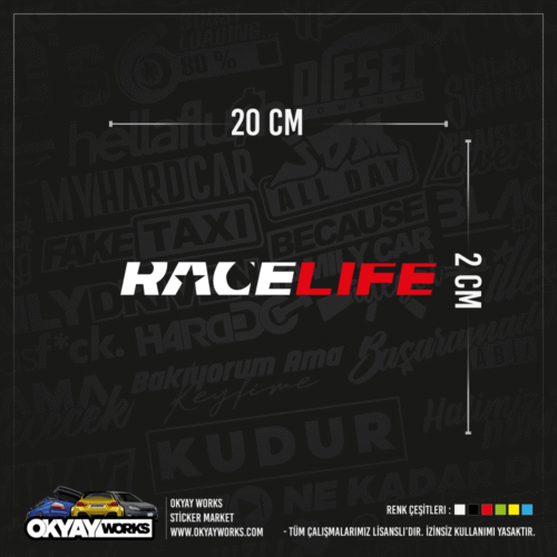 Racelife Sticker