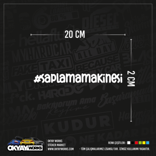 Saplama Makinesi Sticker
