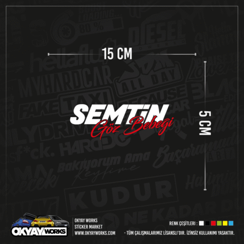 Semtin Göz Bebeği Sticker