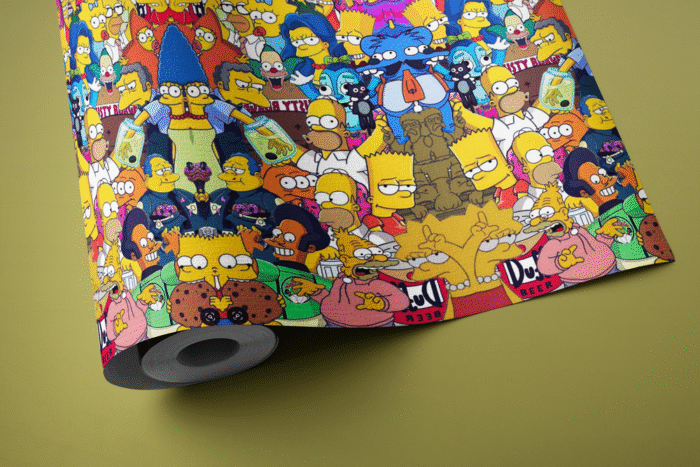 Simpson Desenli Kaplama Folyosu
