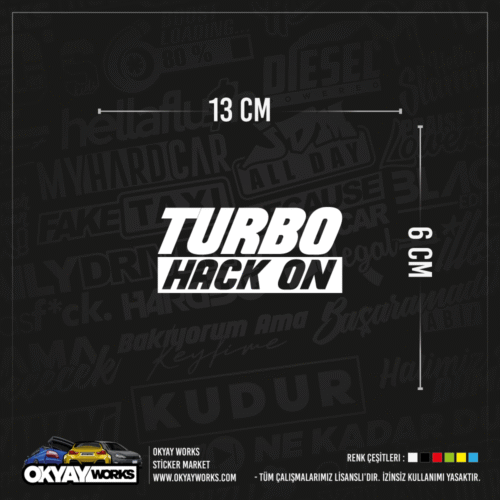 Turbo Hack On Sticker