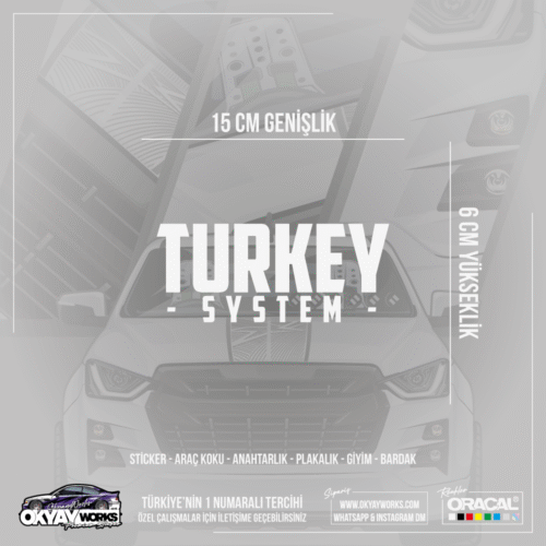 Turkey System Sticker