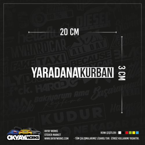 Yaradana Kurban Sticker
