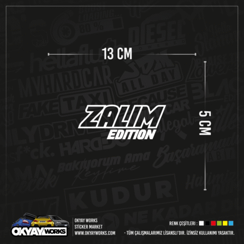 Zalım Edition Sticker