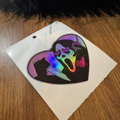 Kalp Azrail Dijital Baskı Sticker