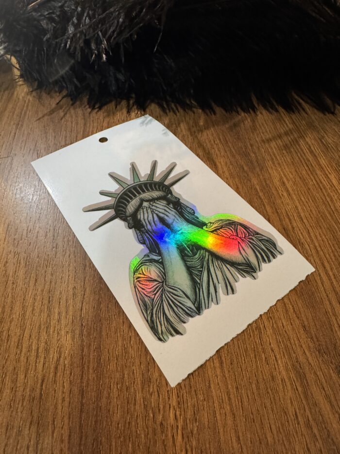 Özgürlük Heykeli Dijital Baskı Sticker