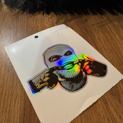 Maskeli Dijital Baskı Sticker