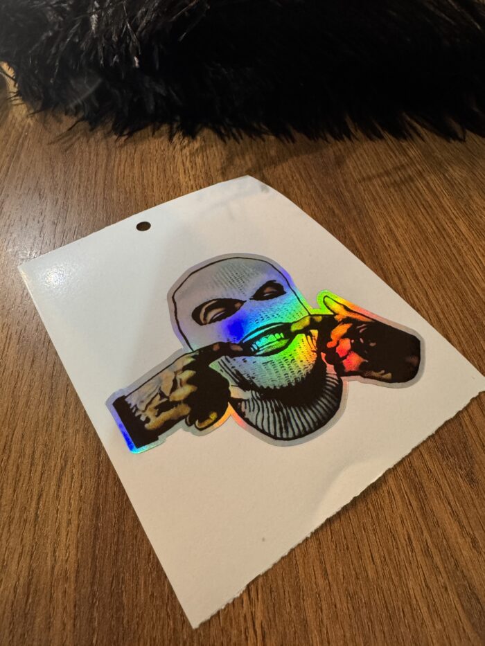 Maskeli Dijital Baskı Sticker