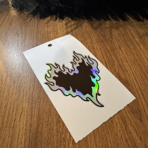Kalp Dijital Baskı Sticker