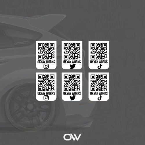 Sosyal Medya QR Sticker