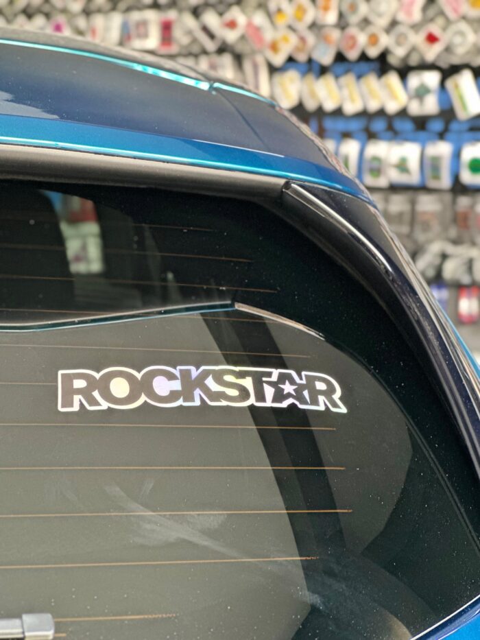 Rockstar Hologram Sticker