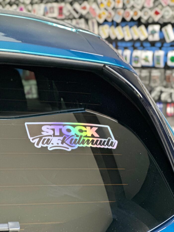 Stockta Kalmadı Hologram Sticker