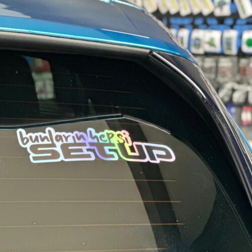 Bunların Hepsi Setup Hologram Sticker