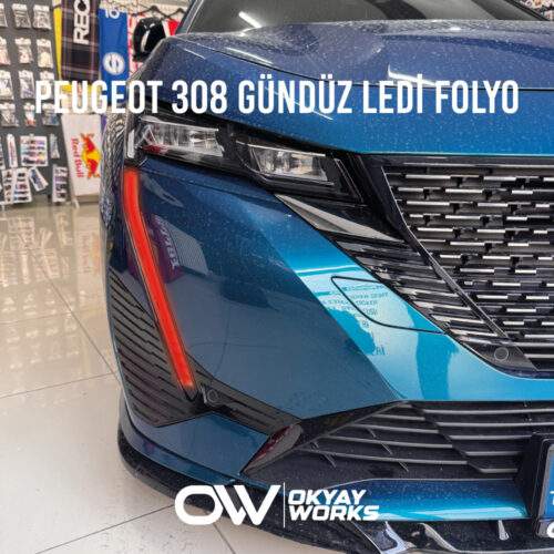 Peugeot 308 Far Gündüz Ledi Folyo