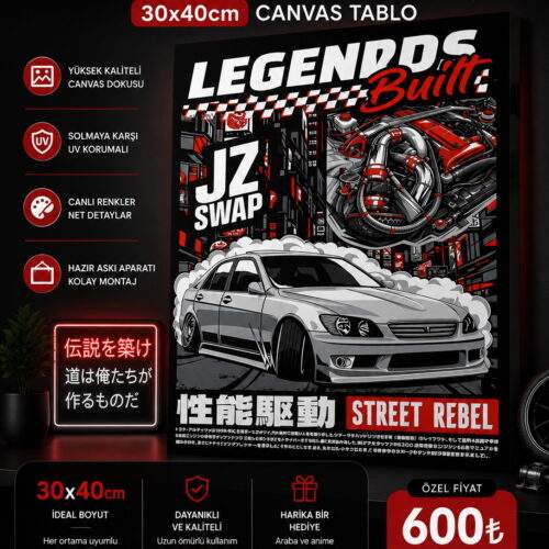 Legend Built Canvas Tablo