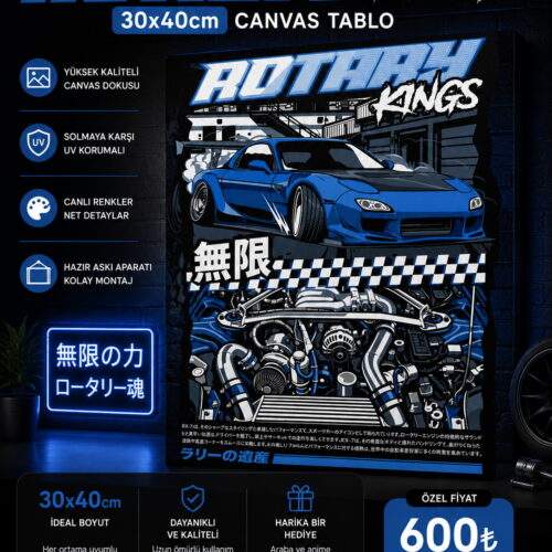 Rotary Kings Canvas Tablo