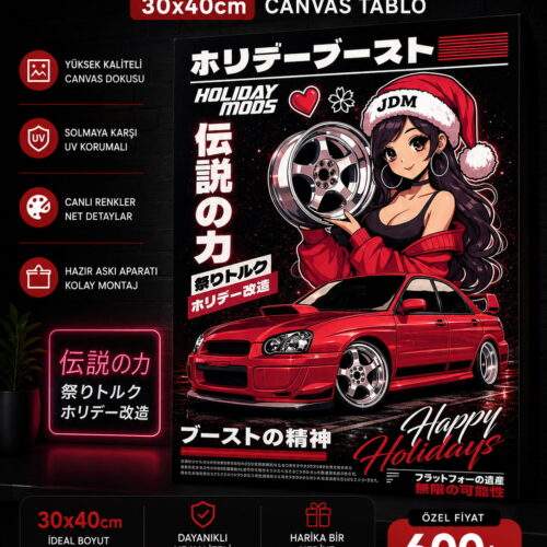 Jdm Subaru Canvas Tablo