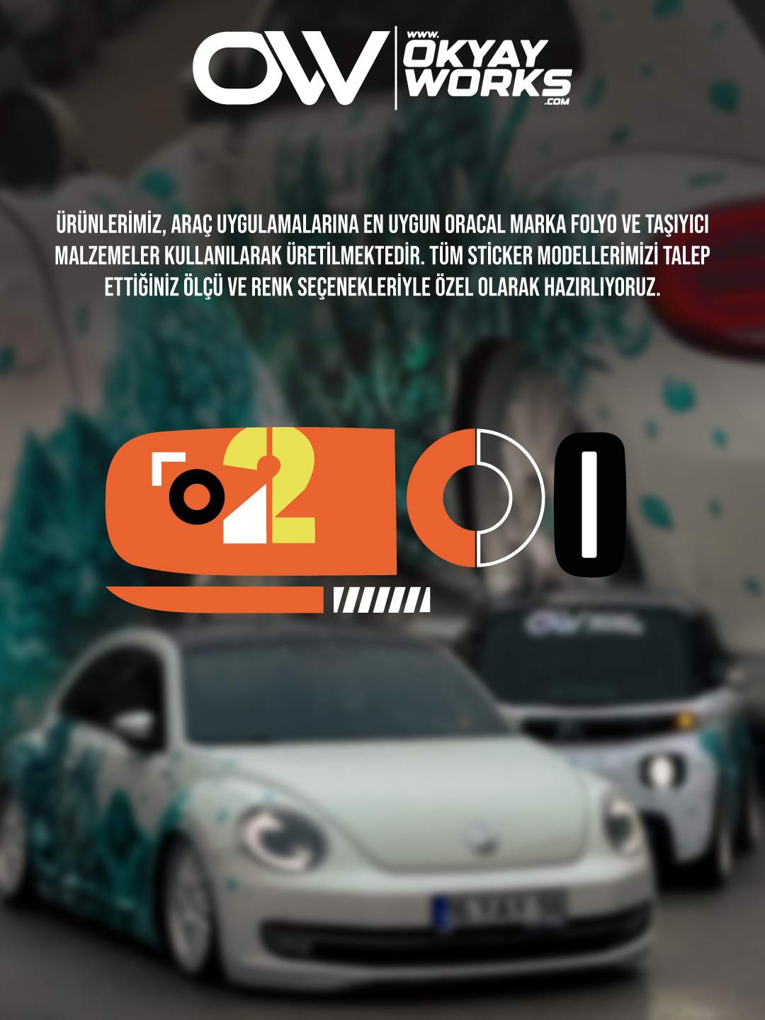 Citroen Ami Peps Yan Sticker Seti - Görsel 2