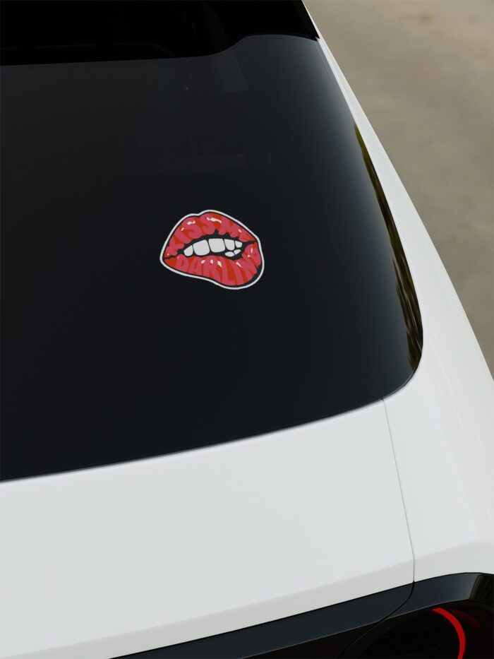 Kiss Me Dijital Baskı Sticker