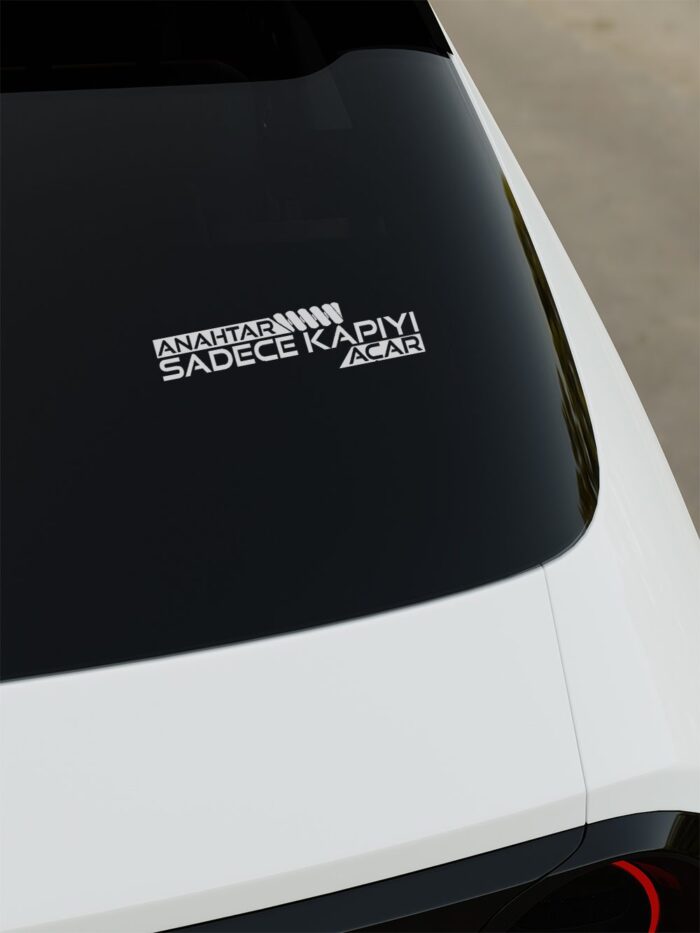 Anahtar Sadece Kapıyı Açar Sticker