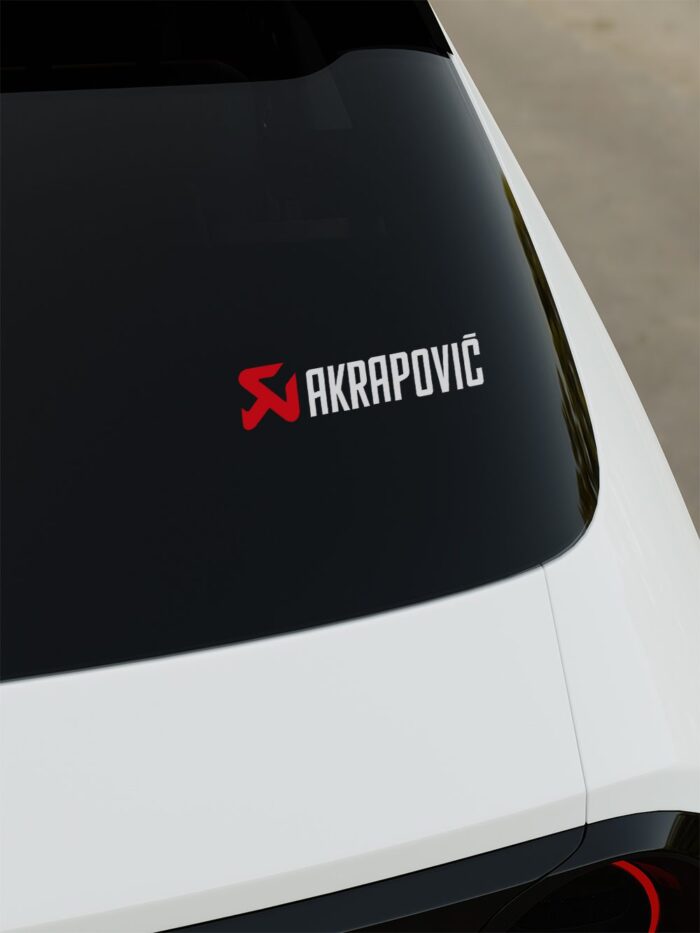 Akrapovic Sticker