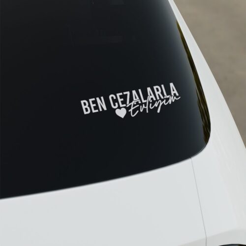 Ben Cezalarla Evliyim Sticker
