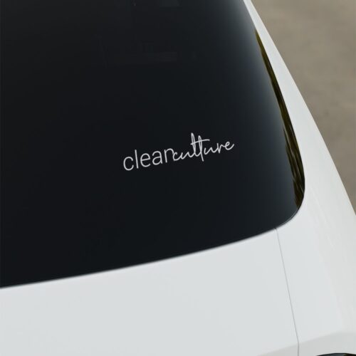 Clean Culture Sticker