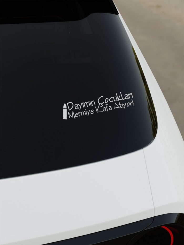 Dayımın Çocukları Mermiye Kafa Atıyor Sticker