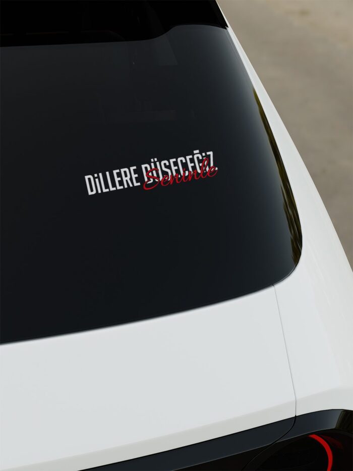 Dillere Düşecegiz Seninle Sticker