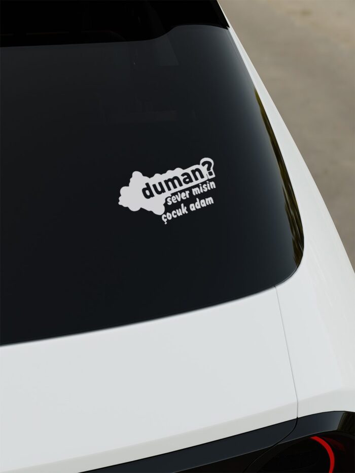 Duman Severmisin Çocuk Adam Sticker