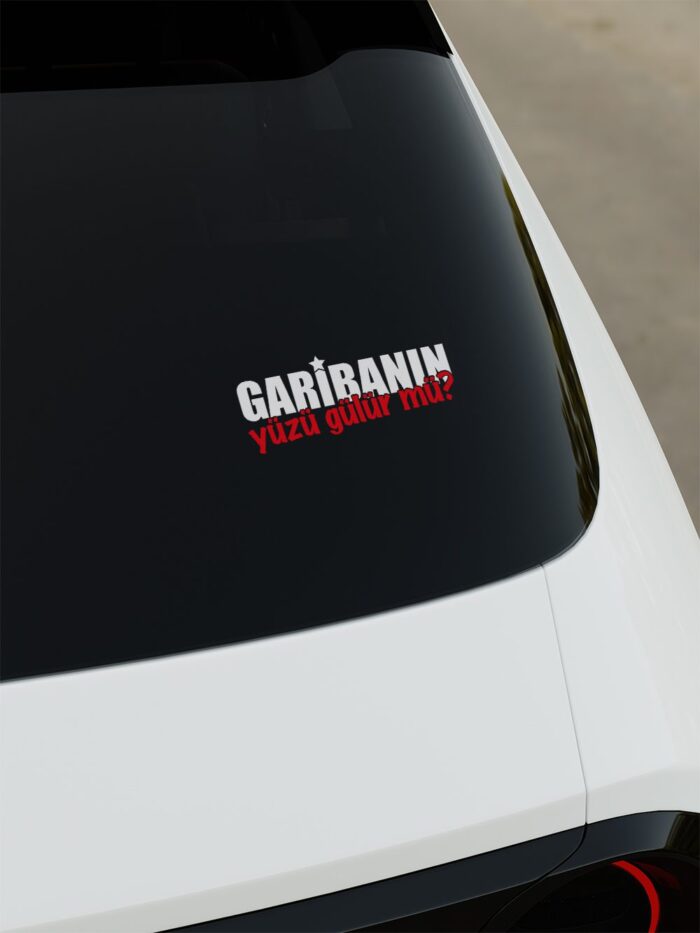 Garibanın Yüzü Gülür mü Sticker