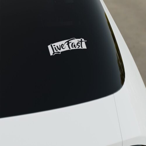 Live Fast Sticker