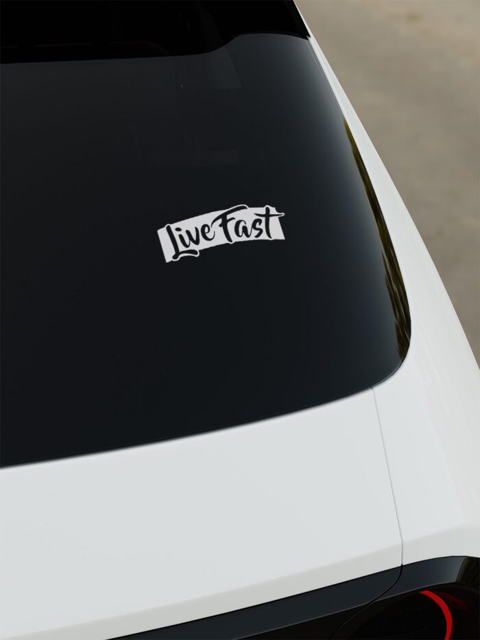 Live Fast Sticker