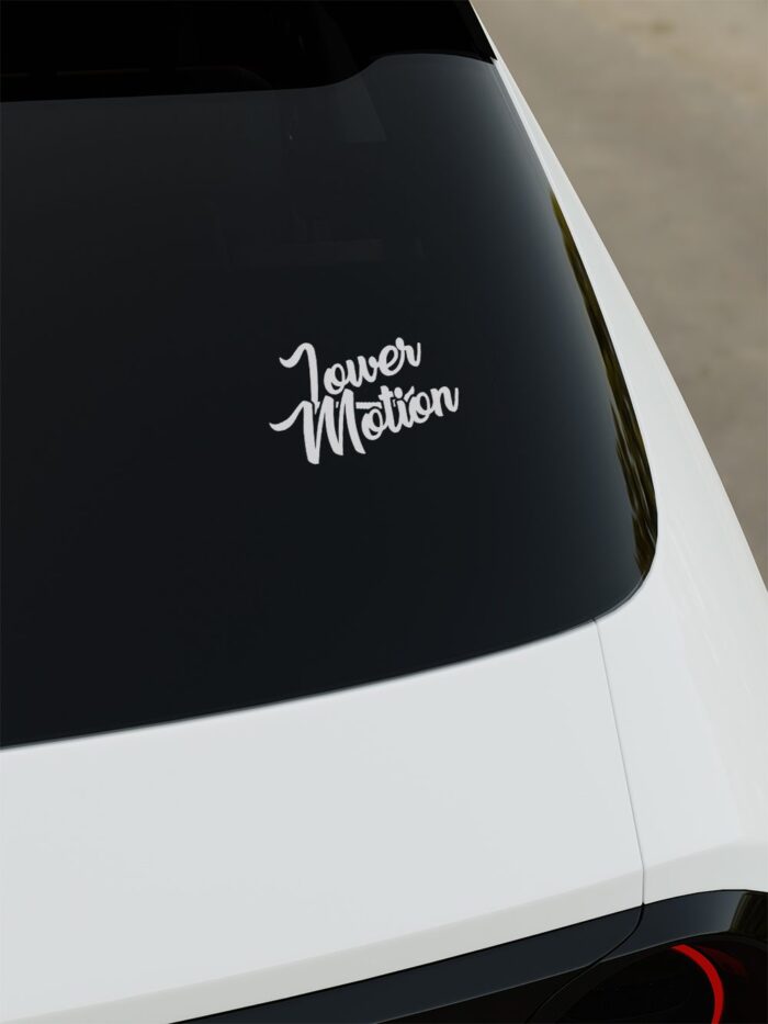 Lower Motion Sticker