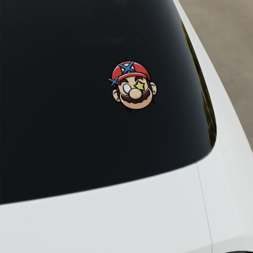 Mario Dijital Baskı Sticker
