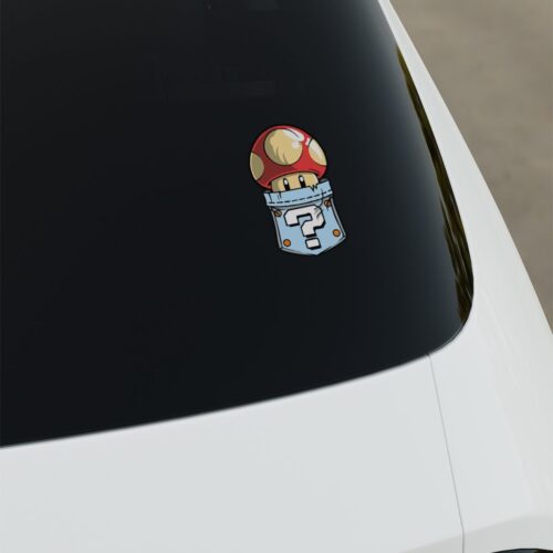 Mario Dijital Baskı Sticker