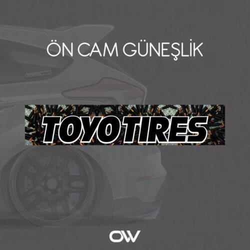 Toyotires Kuru Kafa Ön Cam Güneşlik