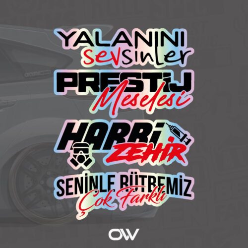 Hologram Sticker Paket #7